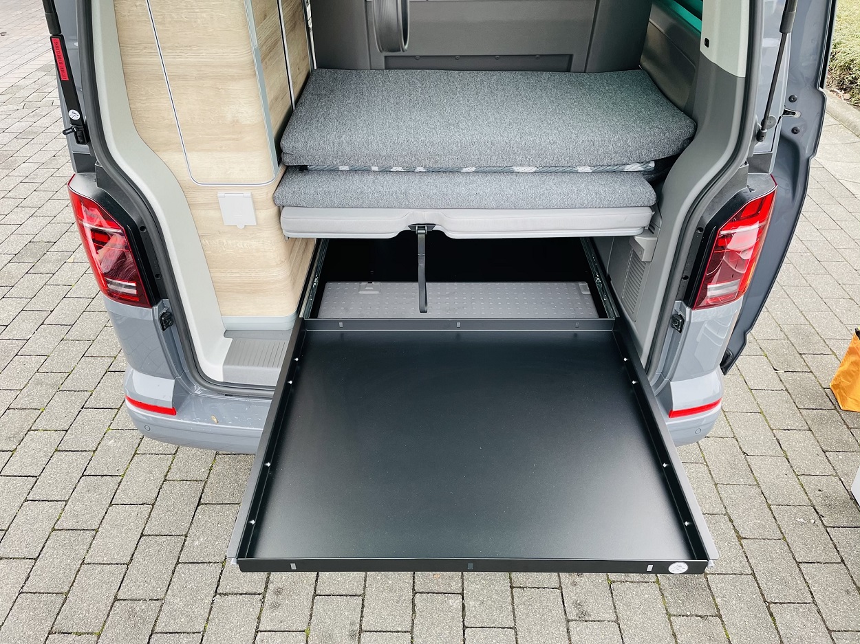 Heckauszug für den VW T5 & T6 Anbieter und Erfahrungen - Campingbus  Vergleich